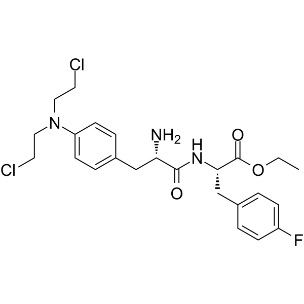 Melflufen Chemical Structure Melflufen(Synonyms: Melphalan flufenamide)