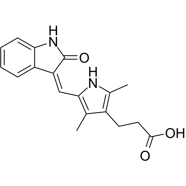 Orantinib(Synonyms: SU6668;  TSU-68)