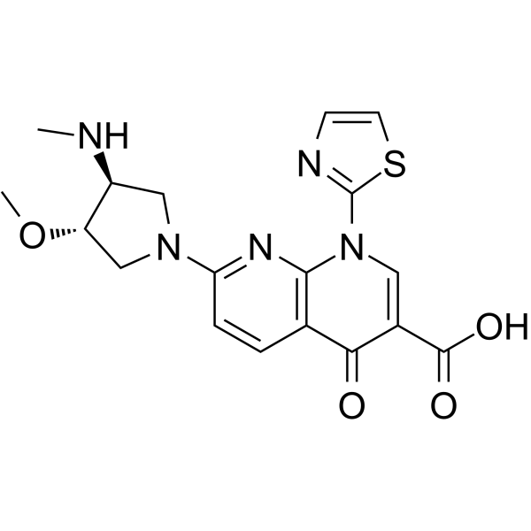 Voreloxin Chemical Structure Voreloxin(Synonyms: SNS-595; Vosaroxin; AG 7352)