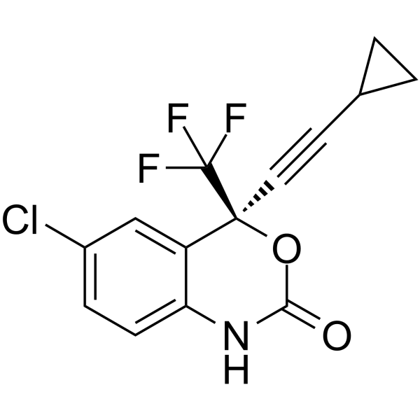 Efavirenz(Synonyms: 依法韦仑; DMP 266;  EFV;  L-743726)