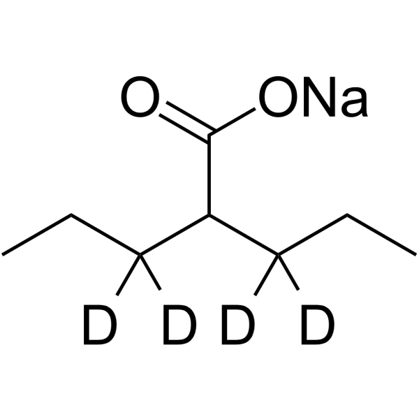 Valproic acid-d4 sodium(Synonyms: VPA-d4 sodium; 2-Propylpentanoic Acid-d4 sodium)