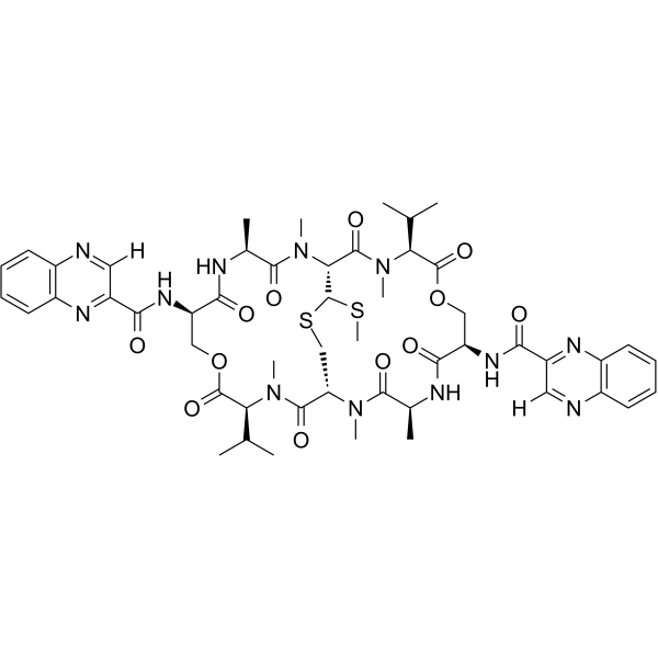 Echinomycin(Synonyms: Quinomycin A;  NSC-13502)