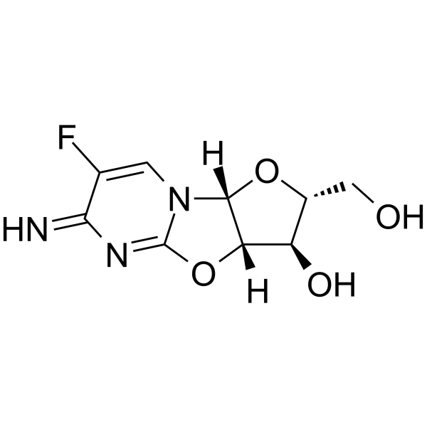 Flurocitabine Chemical Structure Flurocitabine(Synonyms: 5-Fluorocyclocytidine; 5