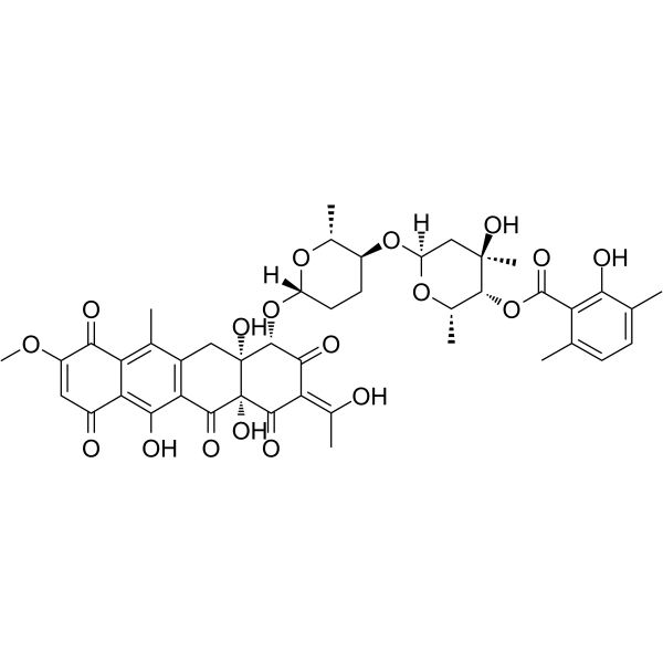 Polyketomycin Chemical Structure Polyketomycin