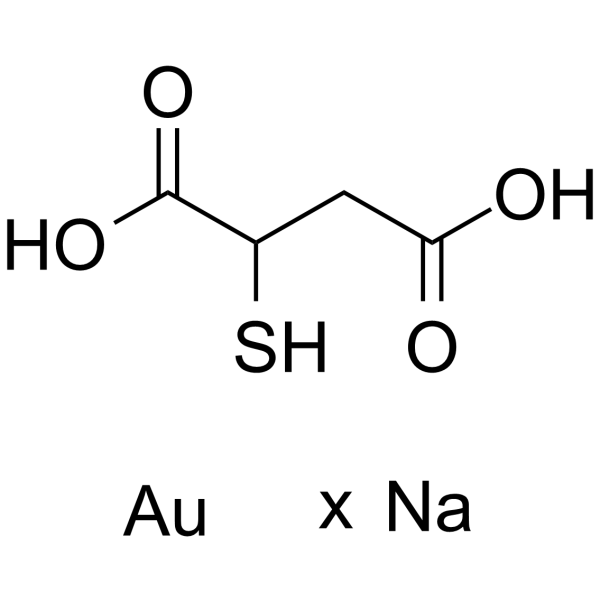 Aurothiomalate sodium(Synonyms: 金硫丁二钠)