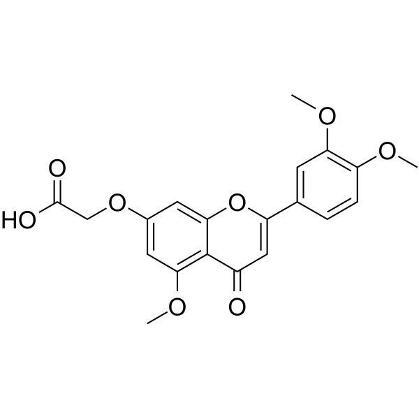 Recoflavone Chemical Structure Recoflavone(Synonyms: DA-6034 free acid)