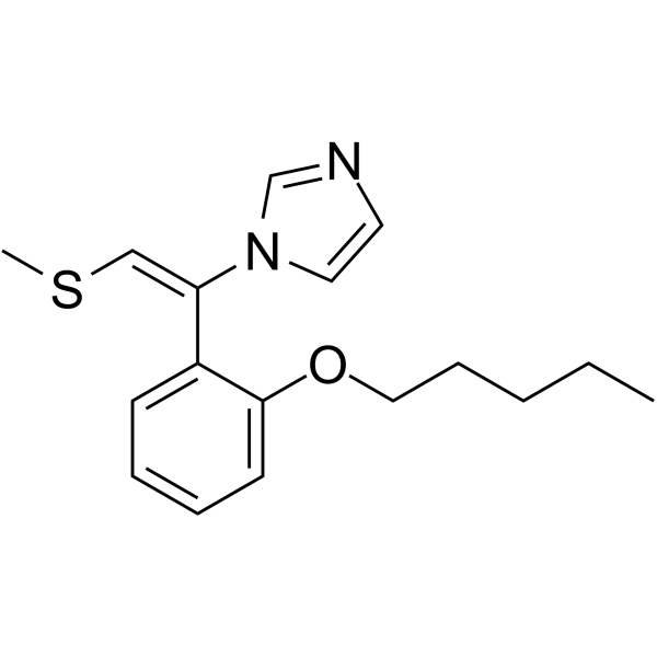 Neticonazole Chemical Structure Neticonazole