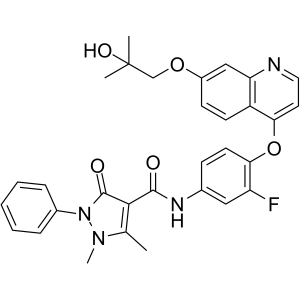 Ningetinib Chemical Structure Ningetinib(Synonyms: 宁格替尼)