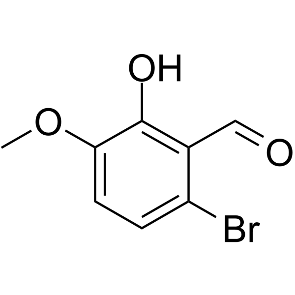 6-Bromo-2-hydroxy-3-methoxybenzaldehyde Chemical Structure 6-Bromo-2-hydroxy-3-methoxybenzaldehyde(Synonyms: NSC95682)