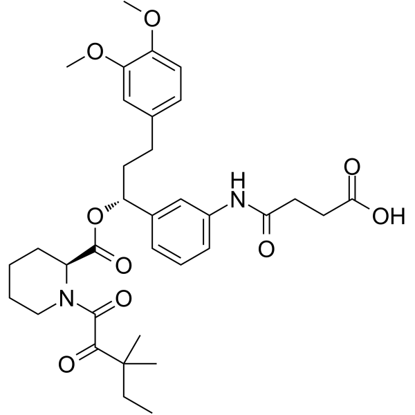 SLF-amido-C2-COOH(Synonyms: PROTAC FKBP12-binding moiety 1)