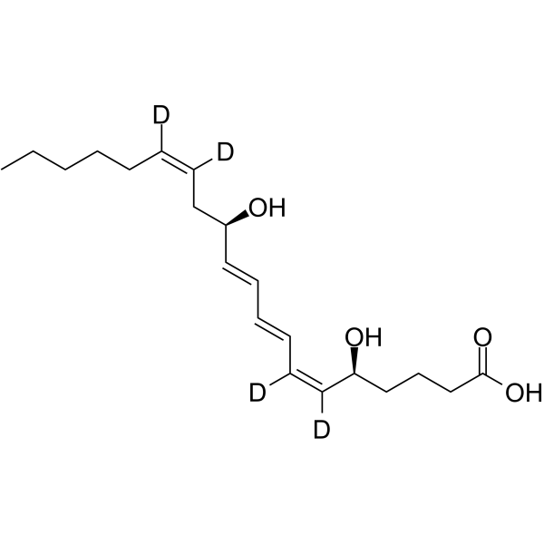 Leukotriene B4-d4(Synonyms: LTB4-d4;  5(S),12(R)-DiHETE-d4)