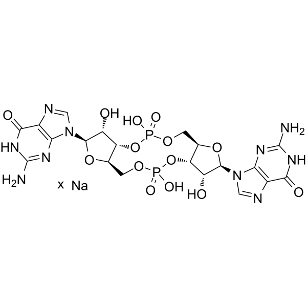 Cyclic-di-GMP sodium Chemical Structure Cyclic-di-GMP sodium(Synonyms: c-di-GMP sodium; cyclic diguanylate sodium; 5GP-5GP sodium)