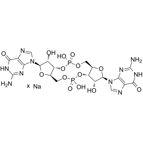 Cyclic-di-GMP sodium(Synonyms: c-di-GMP sodium; cyclic diguanylate sodium; 5GP-5GP sodium)