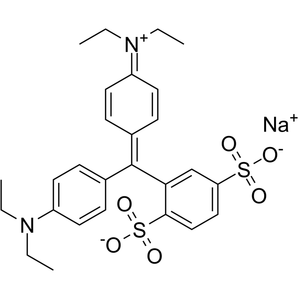 Isosulfan blue Chemical Structure Isosulfan blue