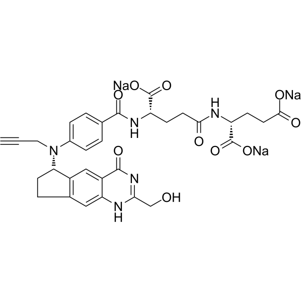 ONX 0801 trisodium(Synonyms: BGC 945 trisodium; Idetrexed trisodium; CB 300945 trisodium)