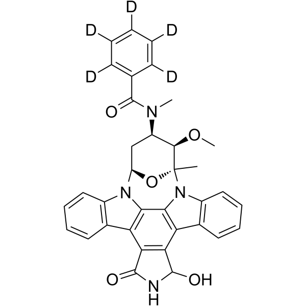 3-Hydroxy Midostaurin-D5(Synonyms: CGP52421-D5)