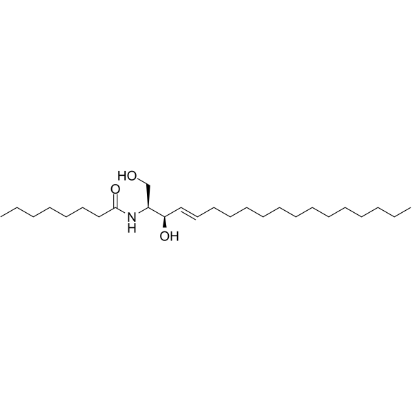 C8-Ceramide(Synonyms: N-辛酰基-D-神经鞘氨醇; N-Octanoyl-D-erythro-sphingosine)
