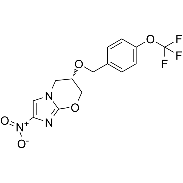 Pretomanid Chemical Structure Pretomanid(Synonyms: PA-824; (S)-PA 824)