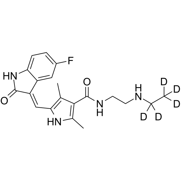 N-Desethyl Sunitinib-d5