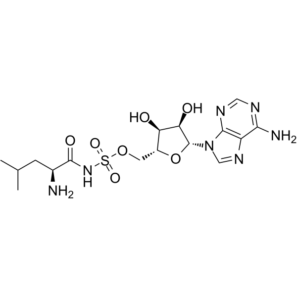 Leu-AMS Chemical Structure Leu-AMS