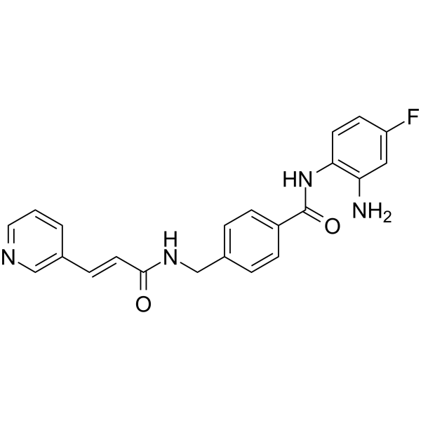 Tucidinostat(Synonyms: 西达本胺; Chidamide;  HBI-8000;  CS 055)