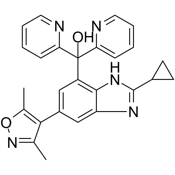 Alobresib Chemical Structure Alobresib(Synonyms: GS-5829)