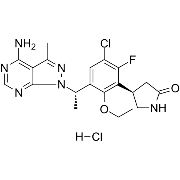 Parsaclisib hydrochloride(Synonyms: INCB050465 hydrochloride)