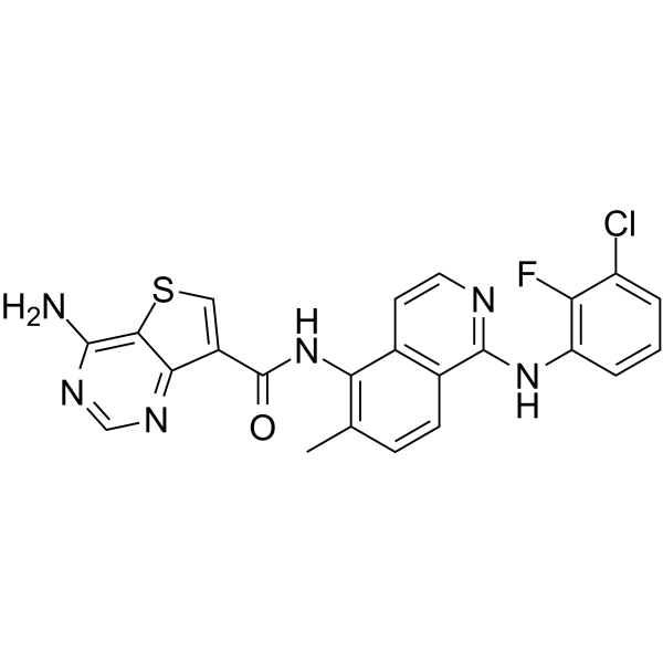 Belvarafenib Chemical Structure Belvarafenib(Synonyms: HM95573; GDC-5573; RG6185)