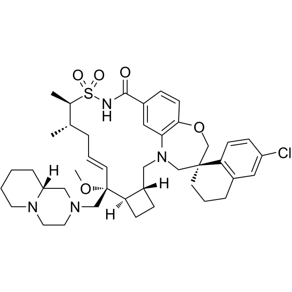 Murizatoclax Chemical Structure Murizatoclax(Synonyms: AMG 397)