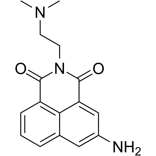 Amonafide Chemical Structure Amonafide(Synonyms: 氨萘非特; AS1413)
