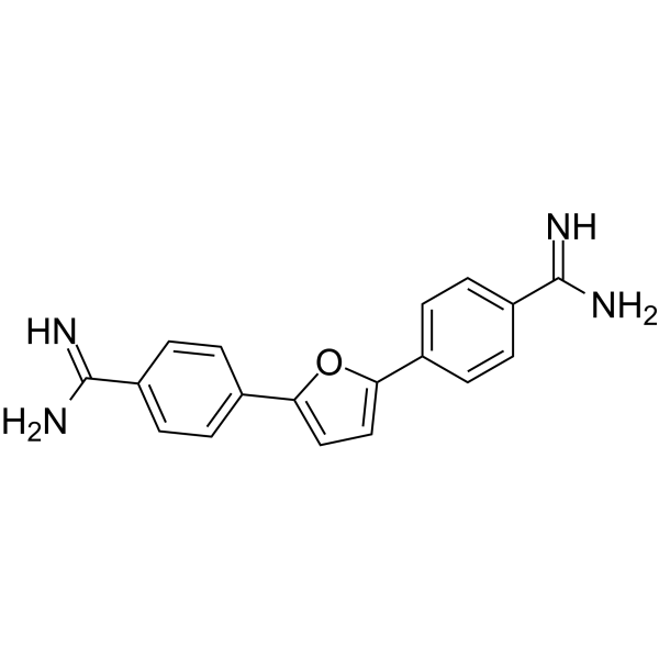 Furamidine(Synonyms: DB75;  NSC 305831)