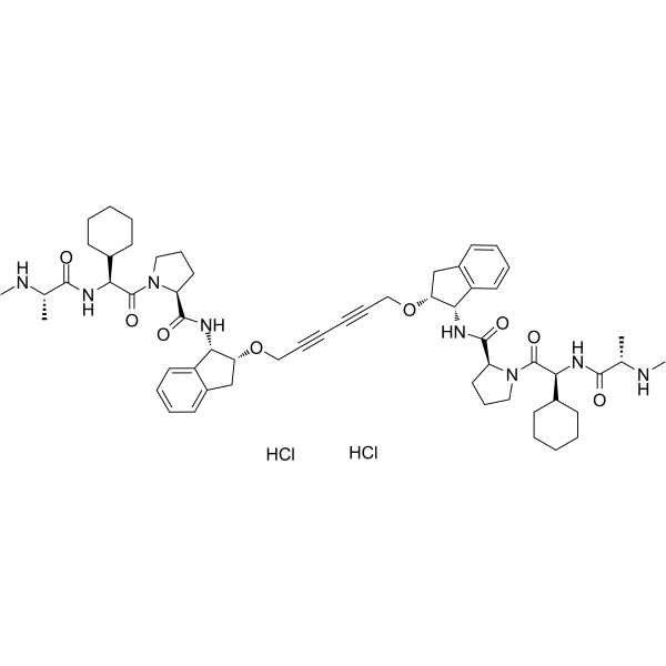AZD5582 dihydrochloride Chemical Structure AZD5582 dihydrochloride