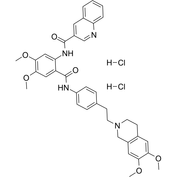 Tariquidar dihydrochloride(Synonyms: XR9576 dihydrochloride)