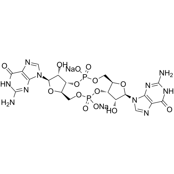 Cyclic-di-GMP disodium Chemical Structure Cyclic-di-GMP disodium(Synonyms: c-di-GMP disodium; cyclic diguanylate disodium; 5GP-5GP disodium)