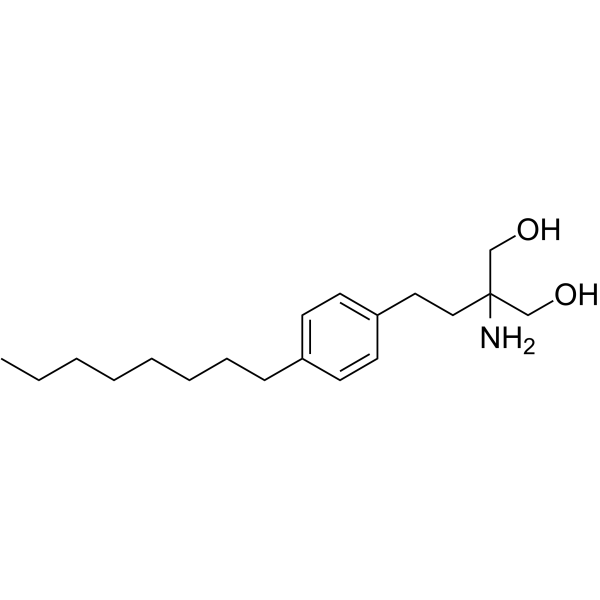 Fingolimod(Synonyms: 芬戈莫德; FTY720 free base)