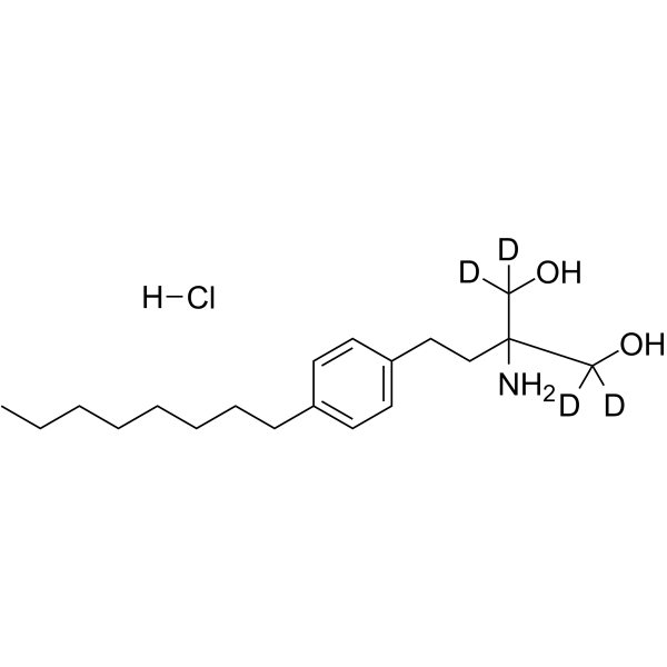 Fingolimod-d4 hydrochloride(Synonyms: FTY720-d4)