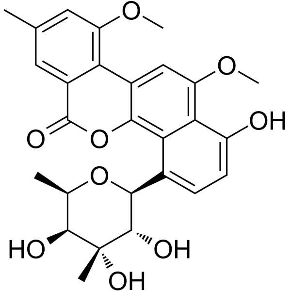 Chrysomycin B Chemical Structure Chrysomycin B(Synonyms: 金黄霉素B)