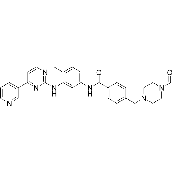 Imatinib carbaldehyde(Synonyms: CGP-57148B carbaldehyde;  STI571 carbaldehyde;  PROTAC ABL binding moiety 1)