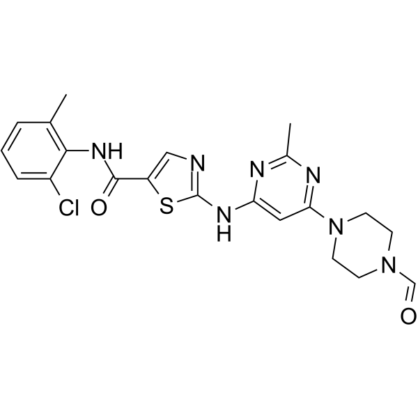 Dasatinib carbaldehyde(Synonyms: BMS-354825 carbaldehyde;  PROTAC ABL binding moiety 4)