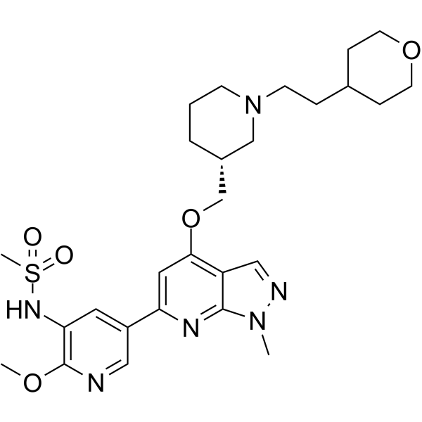 PI3Kdelta inhibitor 1 Chemical Structure PI3Kdelta inhibitor 1
