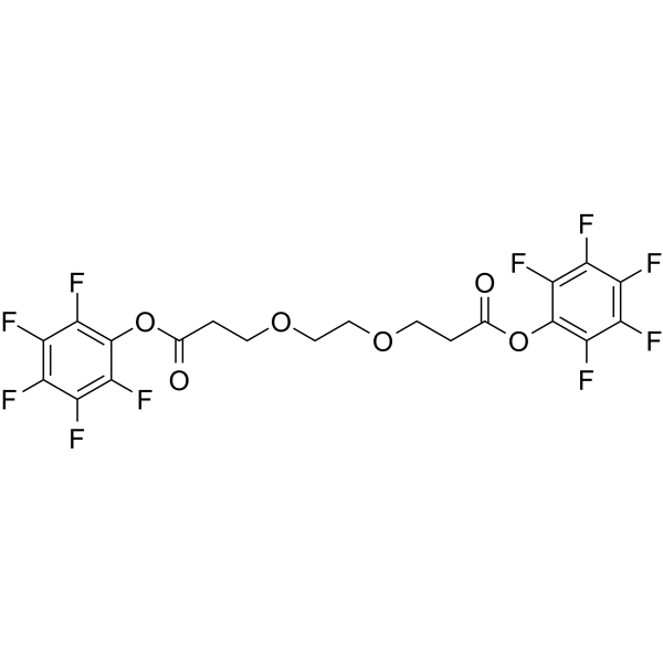 Bis-PEG2-PFP ester Chemical Structure Bis-PEG2-PFP ester