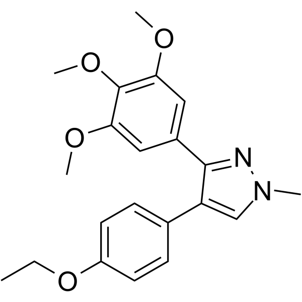 Tubulin inhibitor 1 Chemical Structure Tubulin inhibitor 1