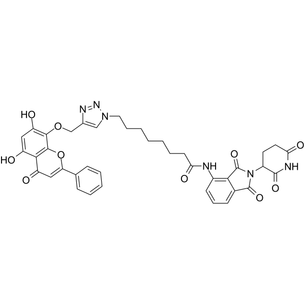 PROTAC CDK9 degrader-2 Chemical Structure PROTAC CDK9 degrader-2