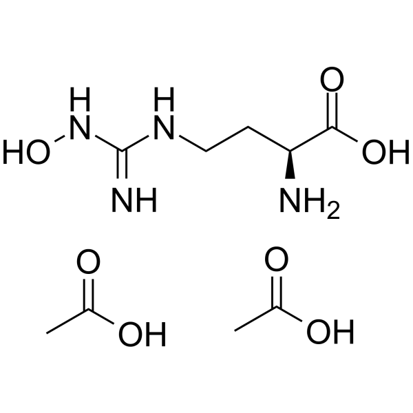 nor-NOHA acetate(Synonyms: Nω-Hydroxy-nor-L-arginine acetate)