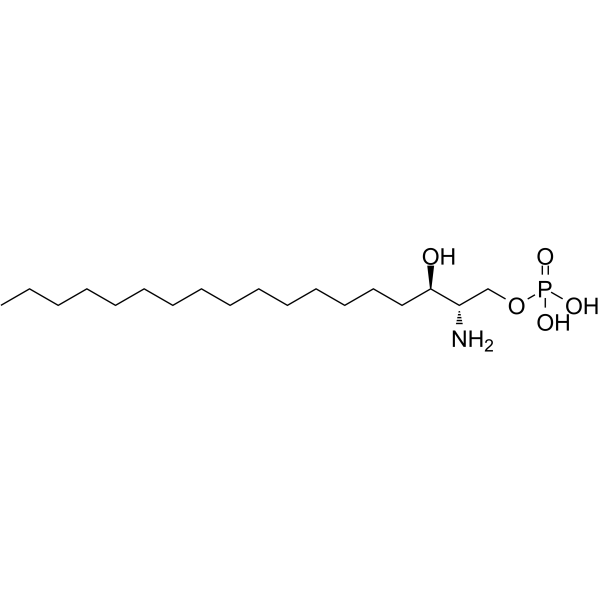 Sphinganine 1-phosphate Chemical Structure Sphinganine 1-phosphate(Synonyms: D-erythro-Dihydrosphingosine 1-phosphate)