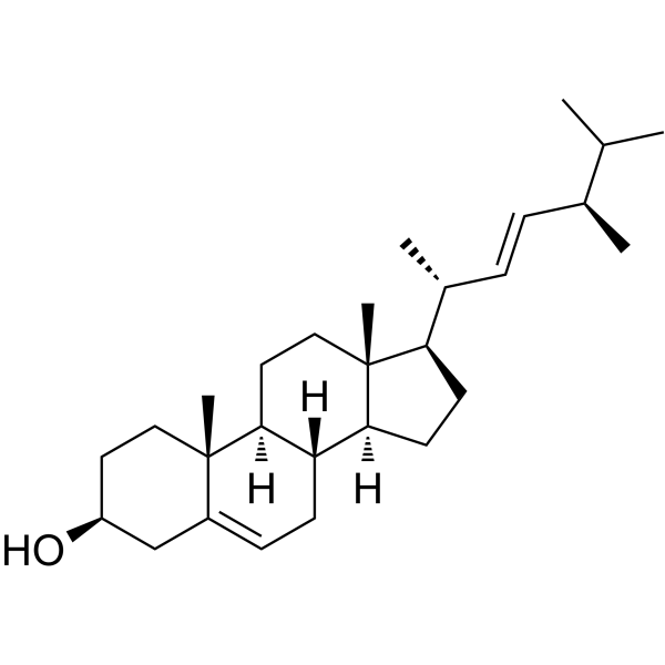 Brassicasterol Chemical Structure Brassicasterol(Synonyms: 油菜甾醇)