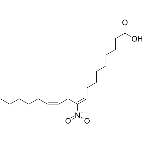 10-Nitrolinoleic acid Chemical Structure 10-Nitrolinoleic acid
