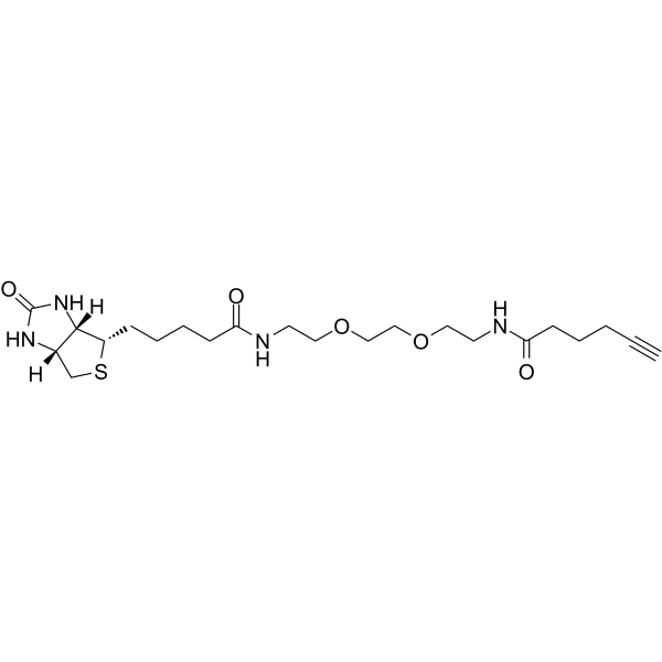Biotin-PEG2-C4-alkyne