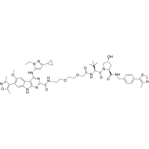 PROTAC BET degrader-3 Chemical Structure PROTAC BET degrader-3