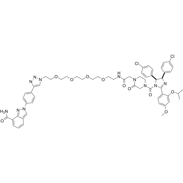 PROTAC PARP1 degrader Chemical Structure PROTAC PARP1 degrader